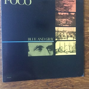 Poco Blue And Gray Vinyl LP 1981 MCA Records MCA-5227