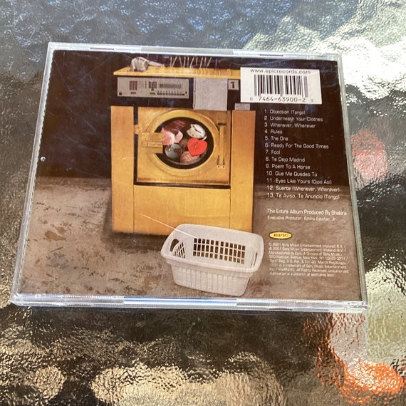 Shakira Laundry Service Stereo CD 2001 Epic Records BK 63900