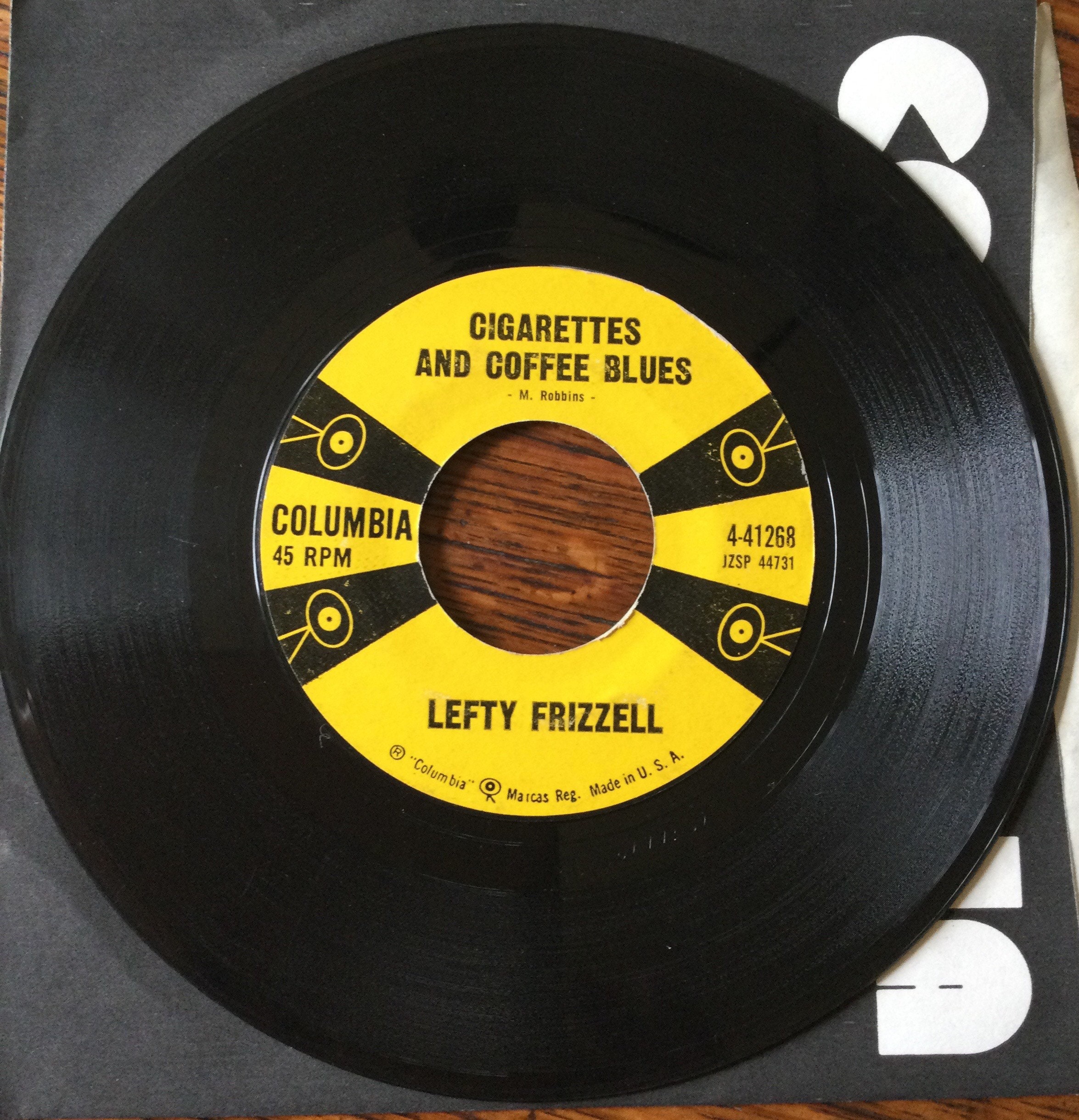 Lefty Frizzell You’re Humbuggin’ Me b/w Ciarettes & Coffee Blues Mono 45  RPM 1958 Columbia Records 4-41268