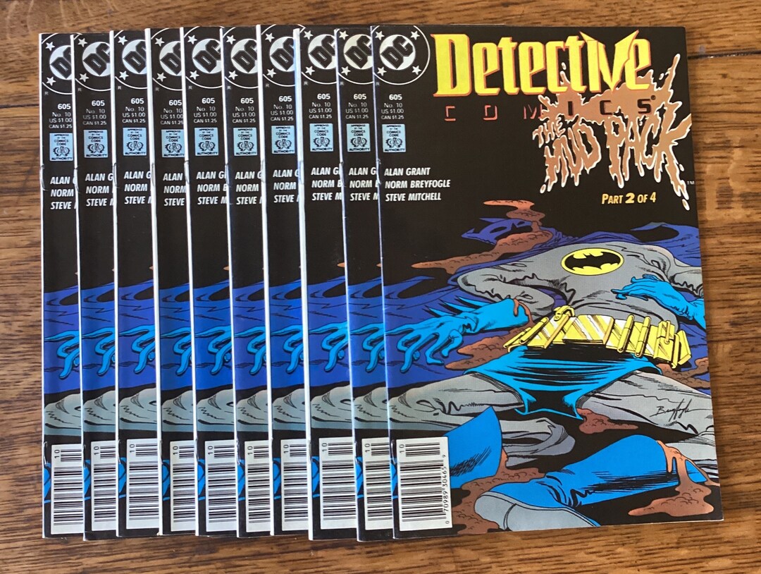 1989 DC Detective Comics #605 the Mud Pack Part 2 of 4 Lot of 11 - Etsy