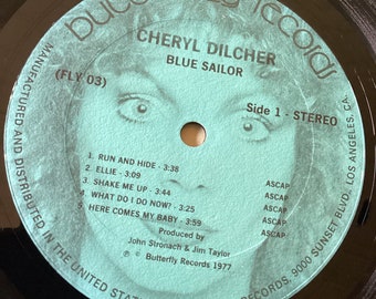 Cheryl Dilcher Blue Sailor Stereo Vinyl LP 1977 Butterfly