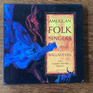 American Folk Singers And Balladeers 4 LP Box Set Stereo Vanguard Records RL 5644 The Weavers Ian & Sylvia Odetta Brownie McGhee Sonny Terry