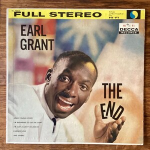 Earl Grant - The End - Vinyle LP stéréo 1958 Decca Records DL 78830