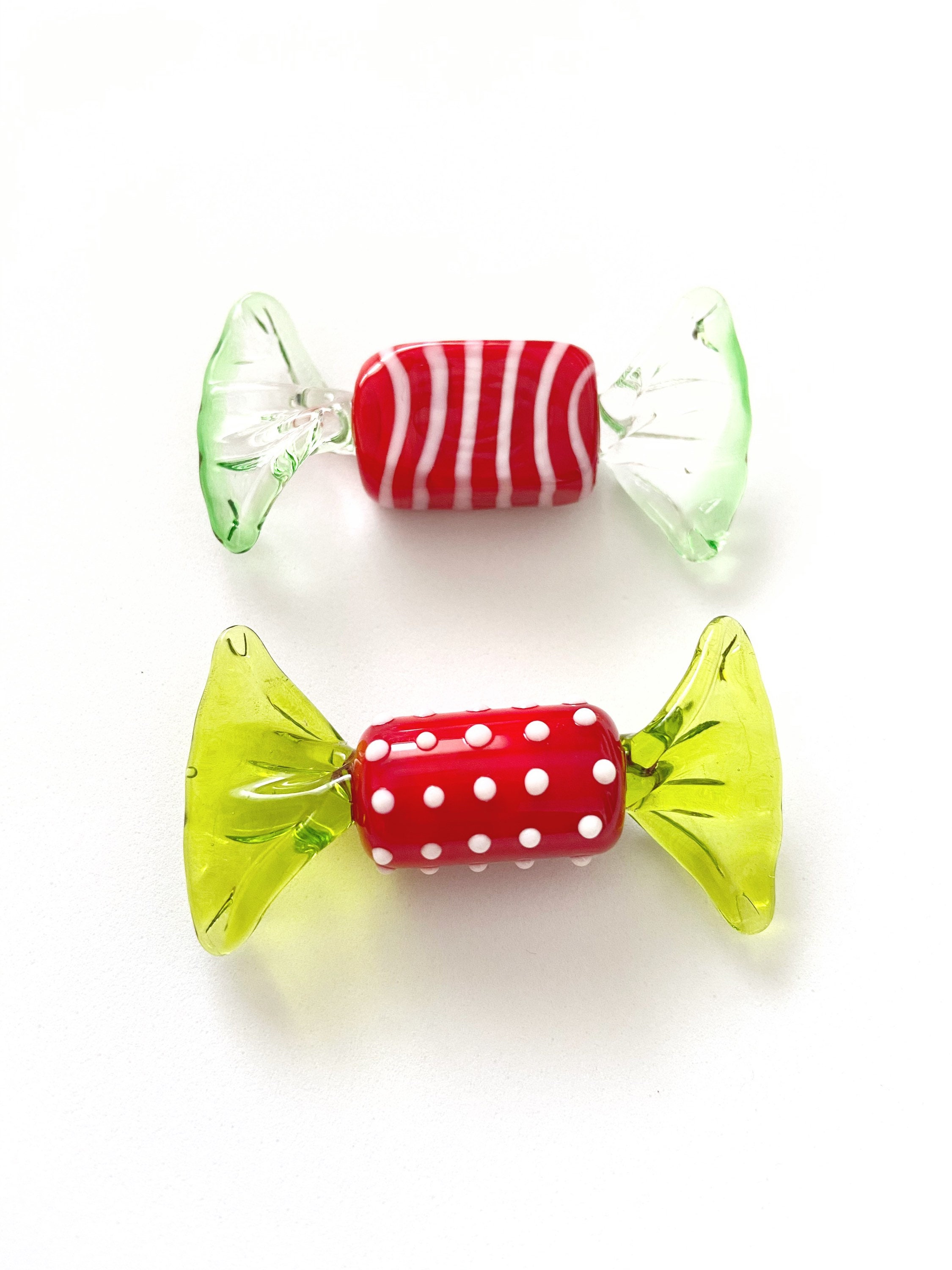 Murano glass sweet candy hand blown glass ornaments Etsy