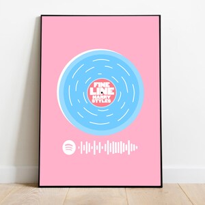 Harry Styles Fine Line Vinyl Edit Poster Etsy