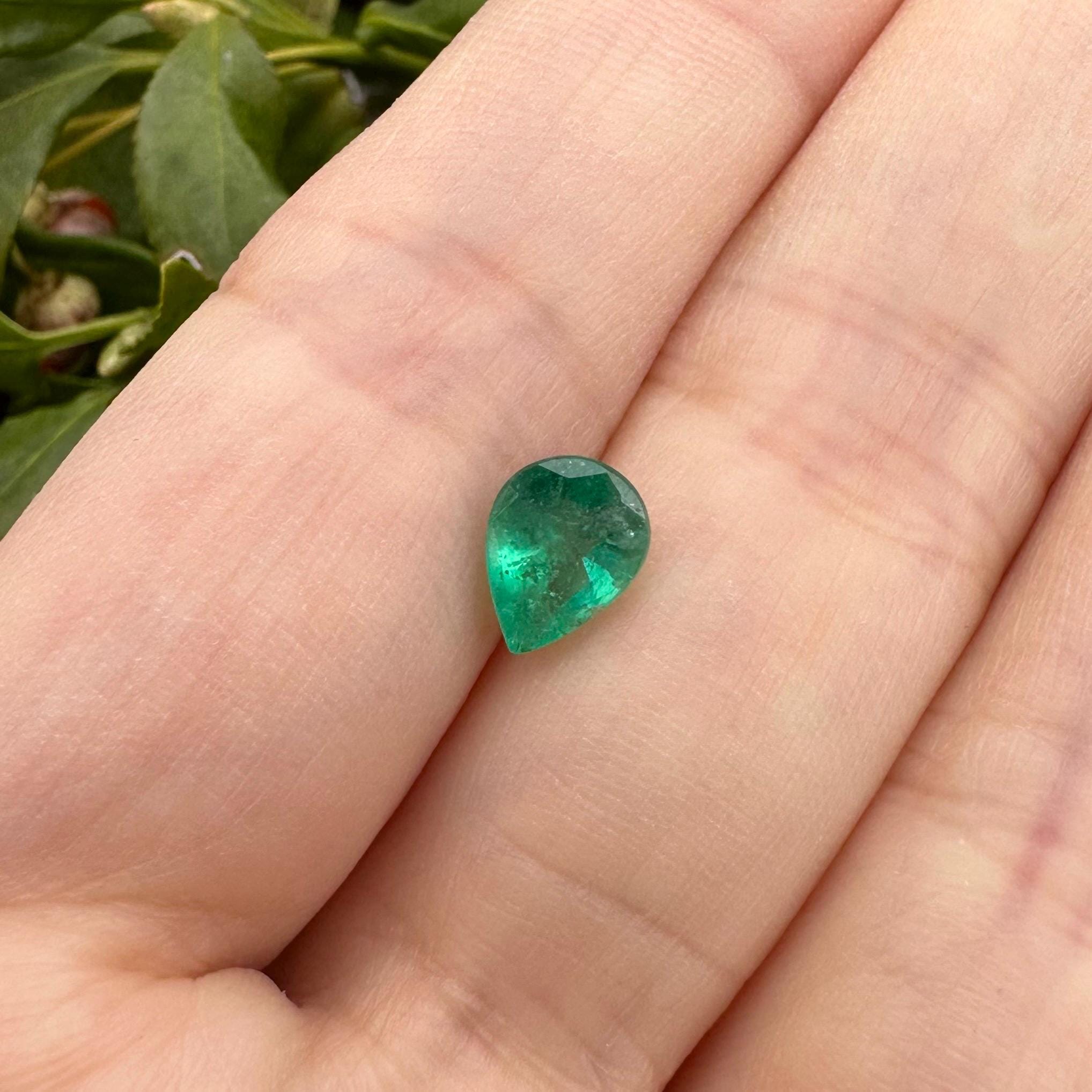 Paire D'émeraudes Vertes Naturelles Muzo - Non Chauffées - 7x5 Mm - Certifiées GDL - Colombie