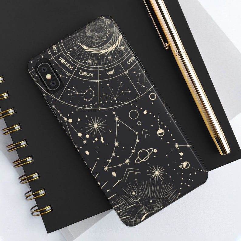witchy Gothic Phone Case witch celestial Celestial Goth Phone Case occult wicca esoteric Bruja Case Mate Tough Phone Case moon