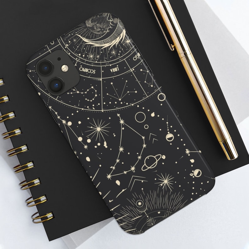 witchy Gothic Phone Case witch celestial Celestial Goth Phone Case occult wicca esoteric Bruja Case Mate Tough Phone Case moon