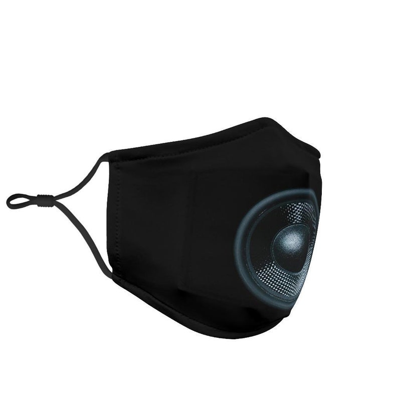 Speaker Face Mask with Filters. Music Loudspeaker Mask. Music Etsy