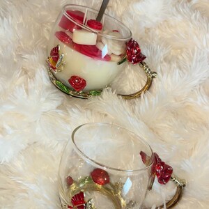 Luxury Teacup Candle Gift Set – Hand-Poured Candle + Matching Empty Teacup | Beeswax or Cocosoy | Elegant Gift for Her