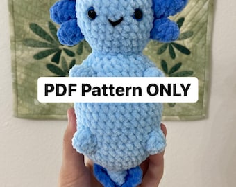 Amigurumi Axolotl Häkelanleitung (Digitales PDF)