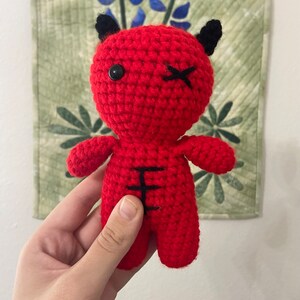 Crochet Halloween Doll, Halloween Doll, Handmade Doll, handmade Halloween Doll