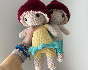 キノコの妖精のぬいぐるみ - Etsy 日本