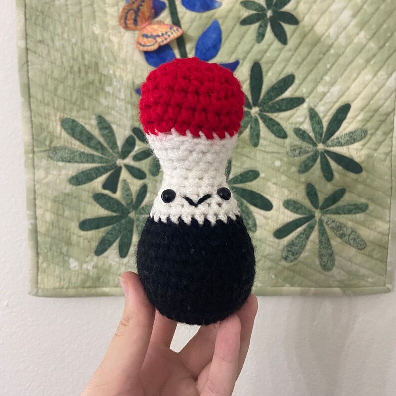Crochet Soy Sauce Bottle Crochet Plush Fake Food Plushie Etsy