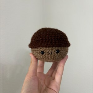 Crochet Chocolate Muffin Plushie, Crochet Muffin Plushie, Fake Food Plushie, Muffin Stuffed Animal