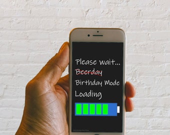 Animated eCard Funny Beerday Birthday Wishes Drinking|Send To Mobile Email Text Message|Cute Electronic Card Greeting