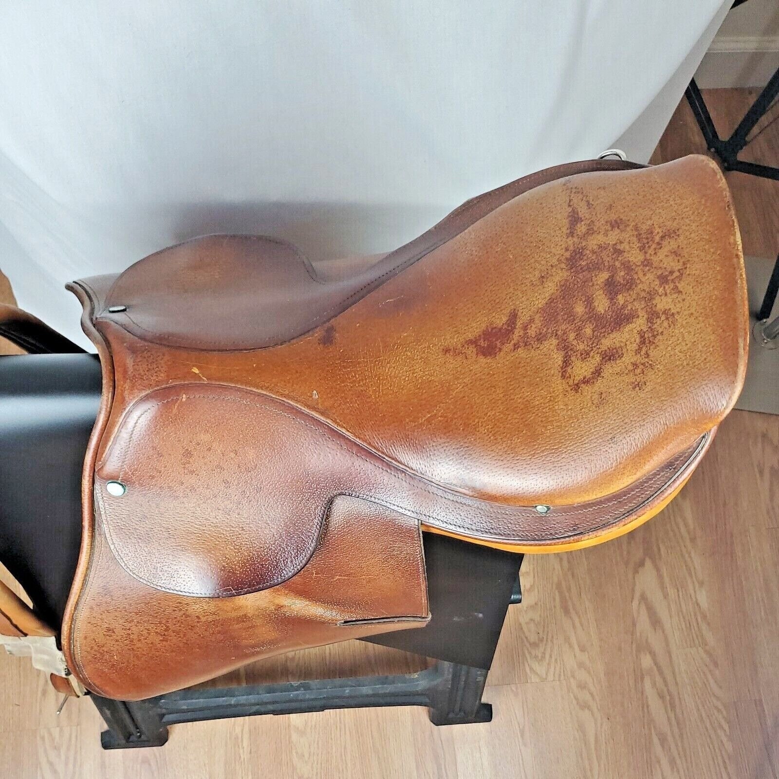 Sangle De Poitrail Anatomique Jeffries England – Cuir Marron – Taille 54" à 56"