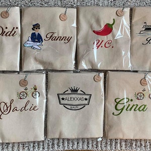 Custom Embroidered Natural Tote Bag
