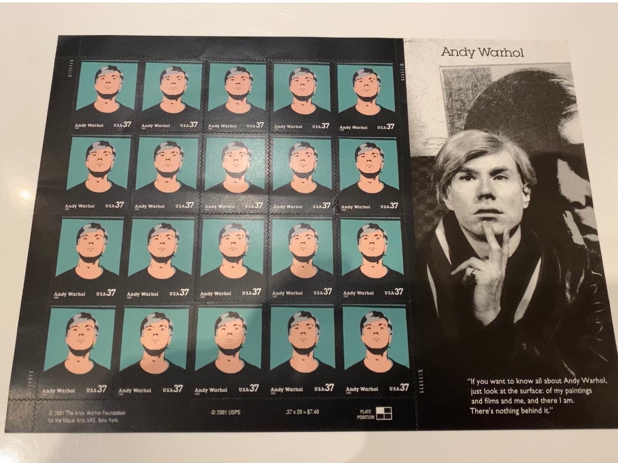Andy Warhol Stamps - Etsy