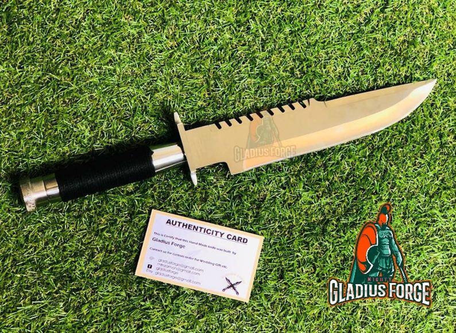 Commando Knife Bowie Knife Hunting Knife Movie Replica Etsy