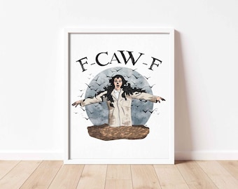 Moira Rose Quote Art Print – Moral Ground Dizzying Heights | Multiple Sizes | Schitt’s Creek Fan Art  | Hand-Drawn Wall Decor | Funny Gift