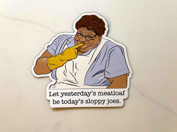 Chris Farley Lunch Lady Land Magnet / Sticker | 4″ × 3.75″ | Original Illustration