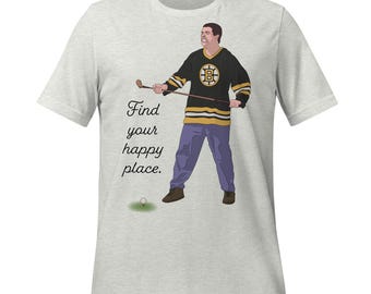 Happy Gilmore Find Your Happy Place Unisex T-Shirt - Bella Canvas 3001 - Multiple Sizes / Colors