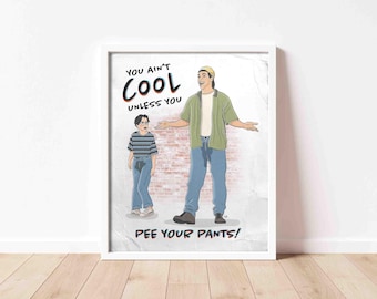 Billy Madison Art Print - Featuring Adam Sandler | Multiple / Custom Sizes Available | Original Illustration