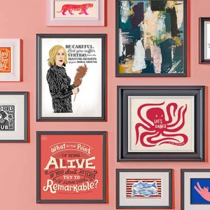 Moira Rose Quote Art Print – Moral Ground Dizzying Heights | Multiple Sizes | Schitt’s Creek Fan Art | Hand-Drawn Wall Decor | Funny Gift image 7