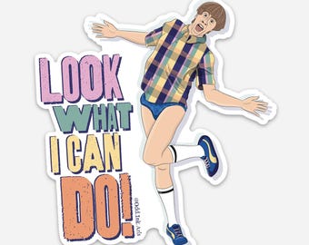 MadTV Stuart Waterproof Vinyl Magnet / Sticker | 4″ × 3.75″ | For Water Bottle Laptop Fridge Car