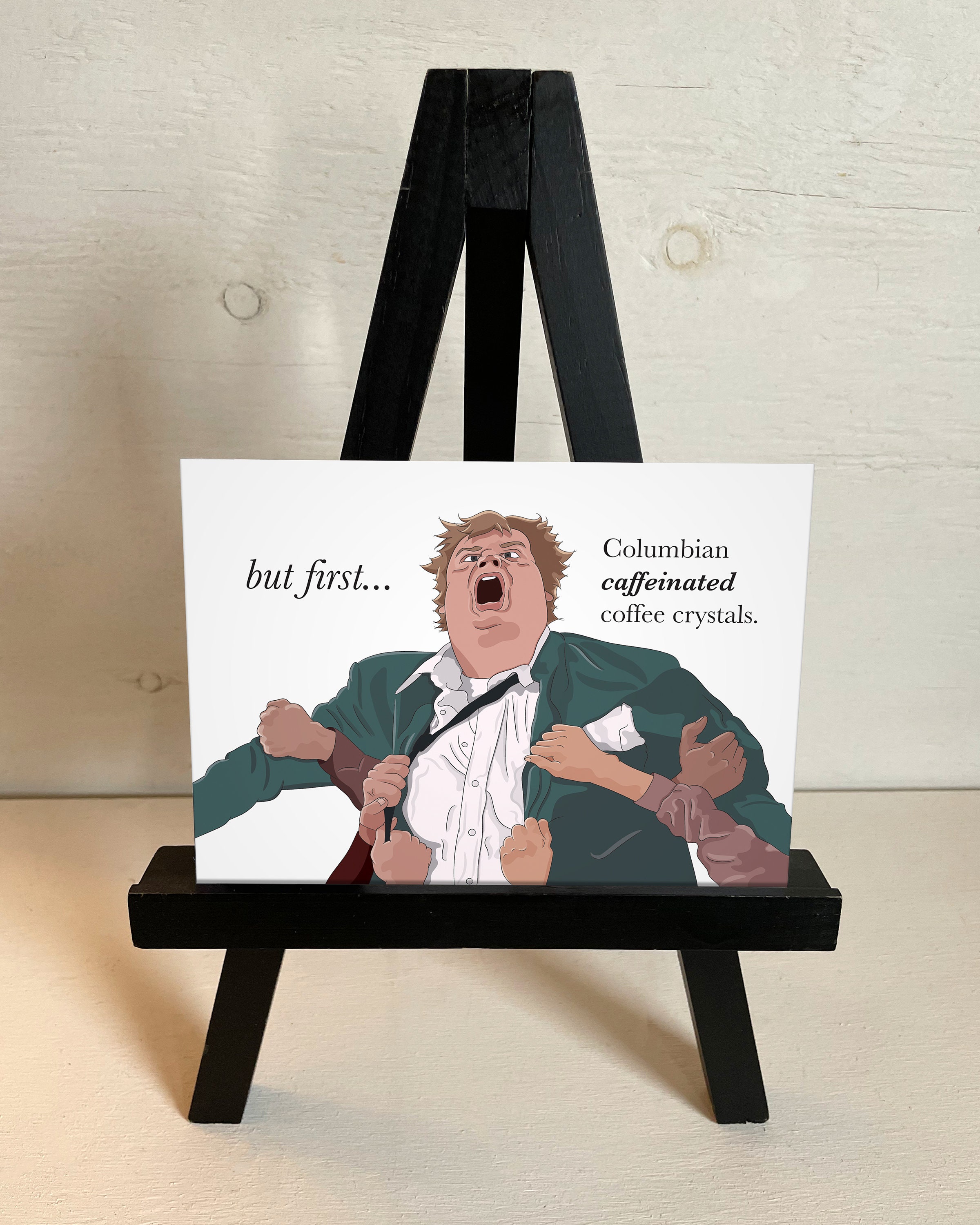 Chris Farley Columbian Coffee Crystals Fine Art Print Original