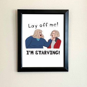 Chris Farley and David Spade SNL Gaps Girls Fine Art Print | Original Illustration | SNL - Saturday Night Live | Fan Art