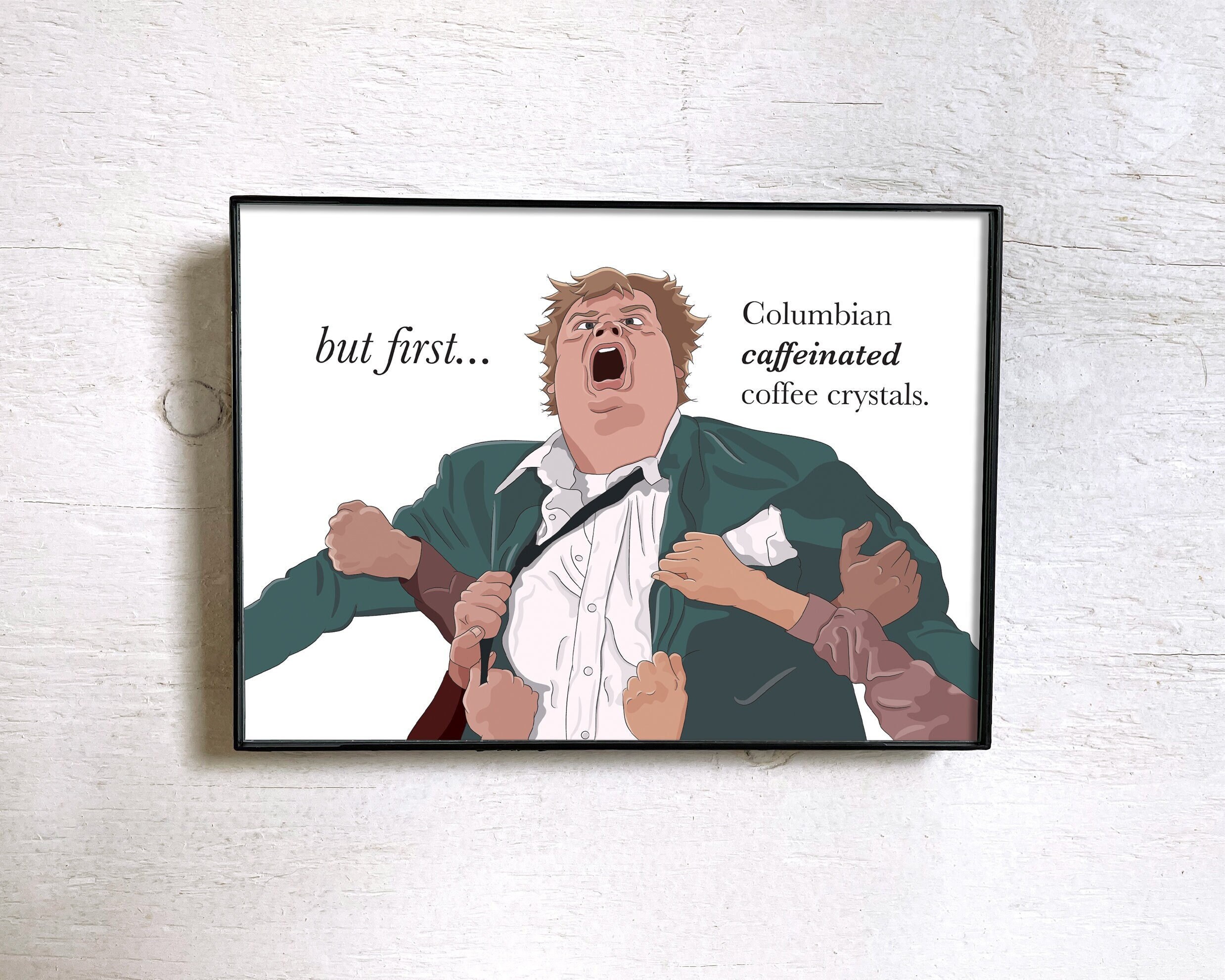 Chris Farley Columbian Coffee Crystals Fine Art Print Original