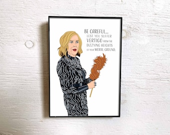 Moira Rose Fine Art Print | Schitt's Creek | Original Illustration | Fan Art | Multiple Sizes | Funny Gift