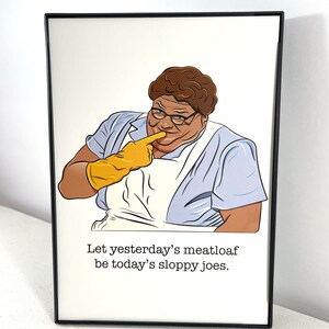 Chris Farley Lunch Lady Land Fine Art Print Original Illustration SNL Saturday Night Live Fan Art image 5