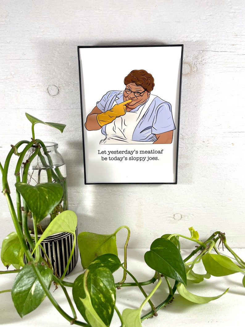 Chris Farley Lunch Lady Land Fine Art Print Original Illustration SNL Saturday Night Live Fan Art image 7