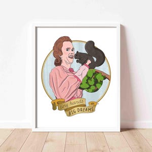 Dooneese Poster – Kristen Wiig SNL Illustration | Quirky Wall Art | Comedy Decor | Saturday Night Live Fan Gift | Weird Gallery Wall Art