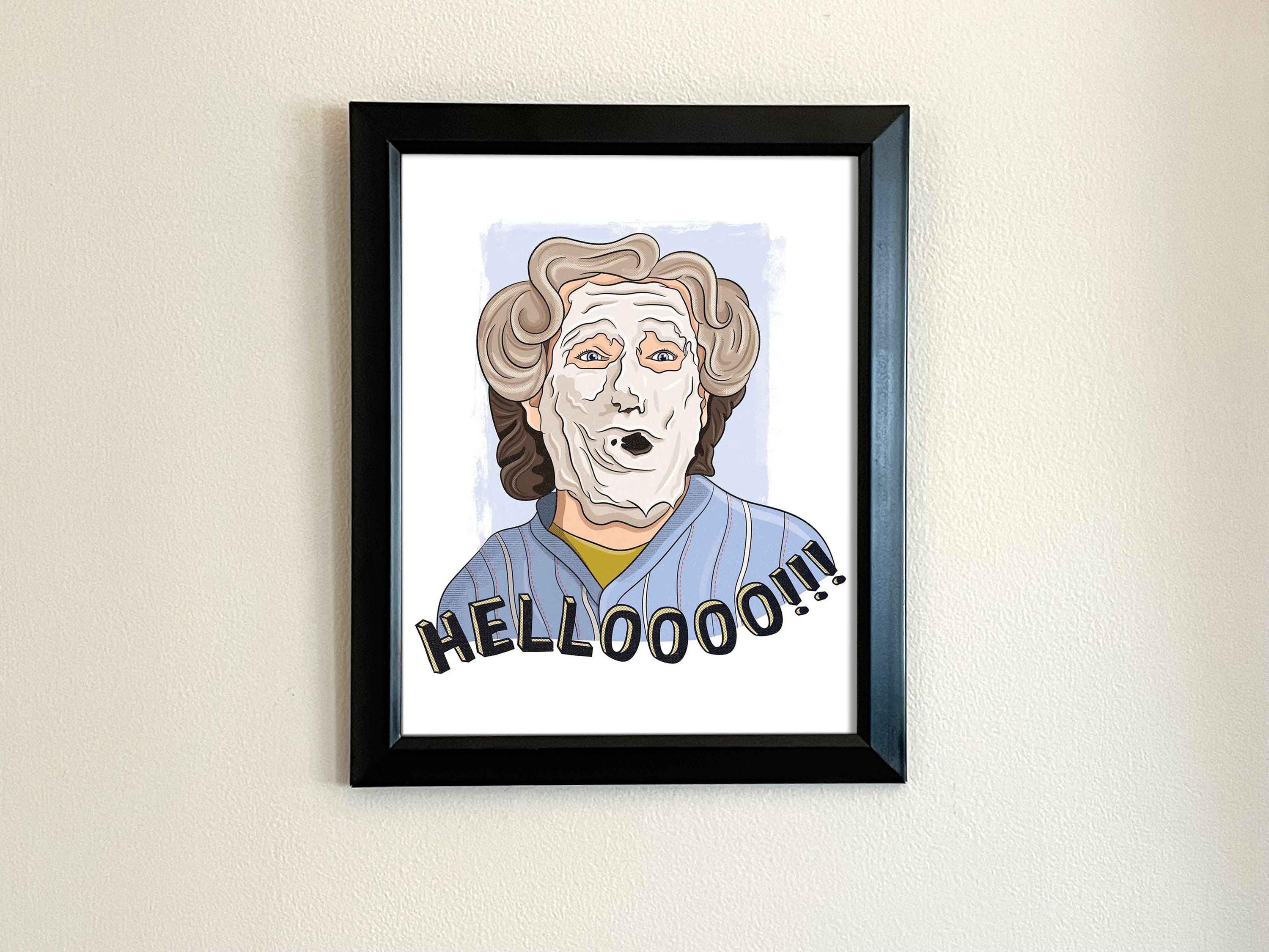 Mrs. Doubtfire Hello! Poster | Original Illustration | Multiple Sizes ...