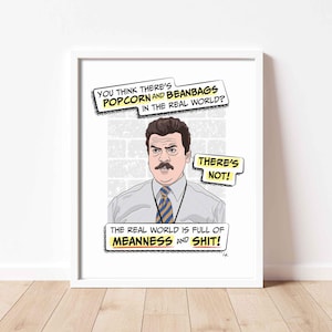 Danny McBride Vice Principals Fine Art Print | Original Illustration | Neal Gamby | Fan Art | Funny Gift for High School