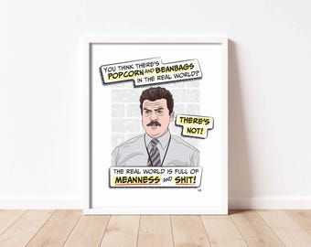 Vice Principals Neal Gamby Art Print | Funny TV Show Poster