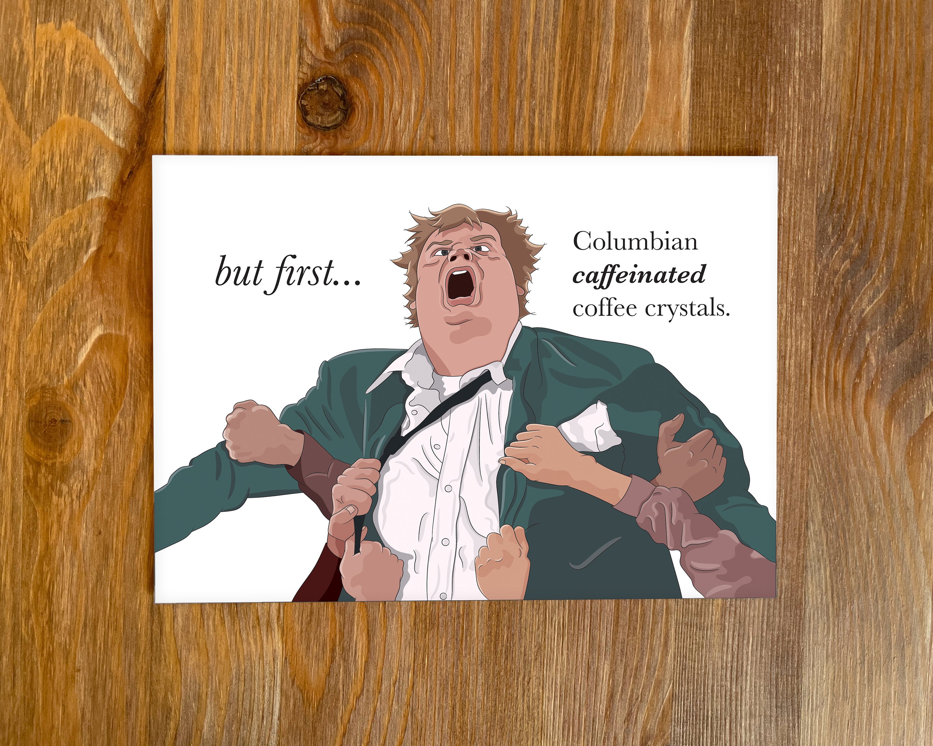 Chris Farley Columbian Coffee Crystals Fine Art Print Original