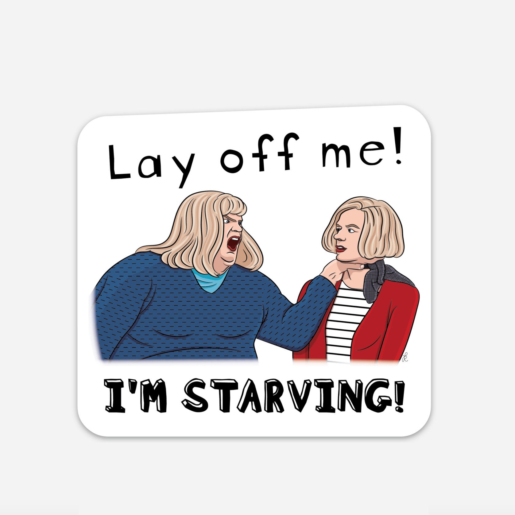 Chris Farley and David Spade SNL Gaps Girls 4 3.75 Original