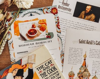 Russia Study Unit | Digital Download, unit study, homeschool, booklist, Charlotte Mason, living books, Russian, language