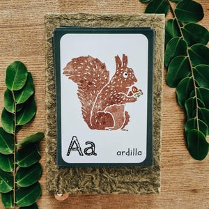 Spanish Bundle | digital download, flashcards, prints, three part cards