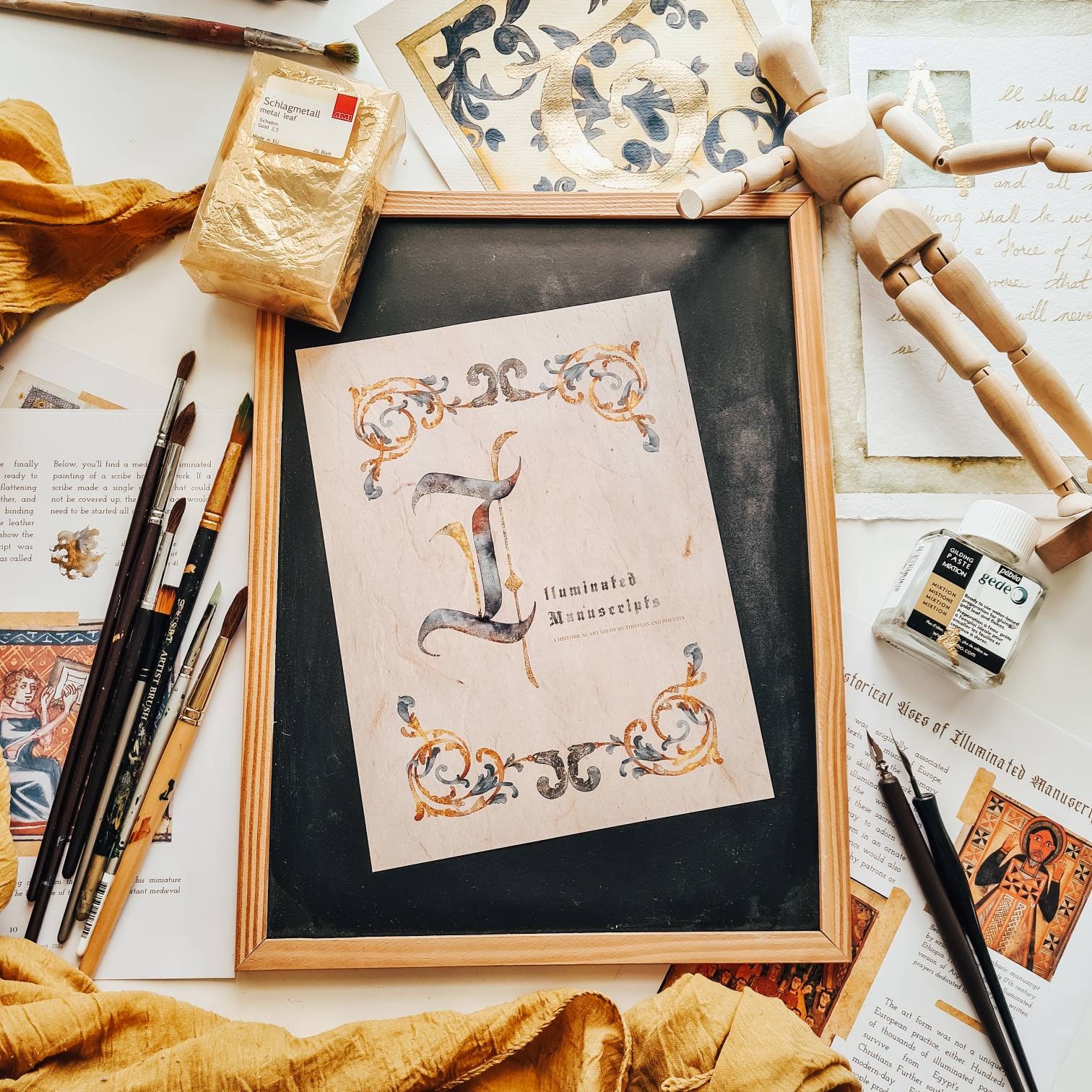 洋書 Illuminated Manuscripts Illuminated Manuscripts | Digital Download, Historical Art