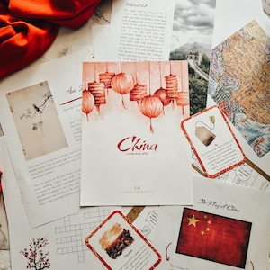 China Study Unit | Digital Bundle, printable, culture, geography, Charlotte Mason