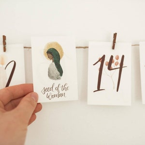 Names of God Advent Calendar Digital Printable Hand painted Hand Names of God Advent Calendar Digital Printable Hand painted Hand