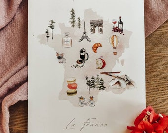 France Study Unit | Digital Download, country, geography, Charlotte Mason, copywork, homeschool, Paris