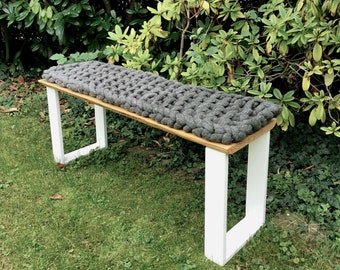 TAU bench cushion * 100% felted merino wool * Handmade in Bavaria * Washable * Bench cushion * Garden bench cushion * Seat cushion