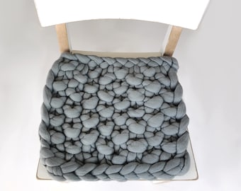 Seat cushion TAU * chair cushion* floor cushion*WASHABLE* felt wool* 100% Merino * chunky wool* skandi * seat cushion * bench cushion* country house